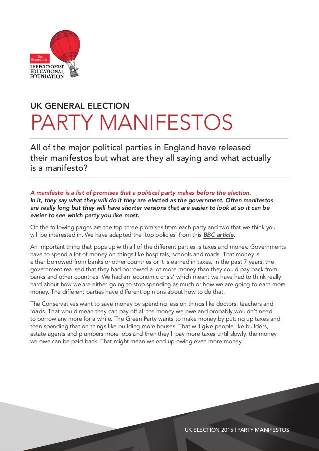 Ukip Manifesto 2015 Pdf